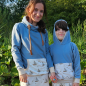 Preview: Hoodie [ Kids ] Küstenkind Boote & Fische